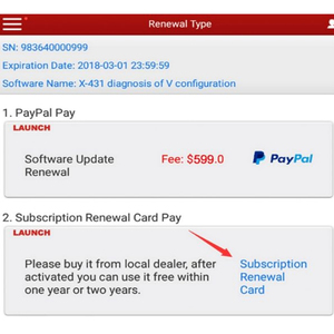 Tarjeta de Renovación de Software para Vehículos Completos X431, 2 Años de Renovación, Tarjeta de Actualización de Software X431 - Product Image 5