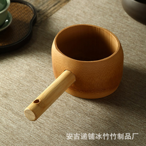 Louche à eau en bambou naturel de grande taille, cuillère en bambou, louche à eau en bambou de style ancien, louche à thé, louche à eau en bambou moso, thé - Product Image 2