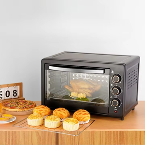 Grill de comptoir à convection numérique 1500W, 22L, en acier inoxydable, avec contrôle numérique, pour la cuisson et la rôtisserie, usage domestique polyvalent - Product Image 4