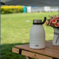 Nouvelle gourde de sport portable grande capacité BRAND TS-8819-2023 avec poignée et paille amovible pour activités extérieures