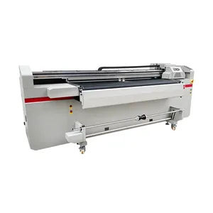 UV Flatbed Printer Roll to Roll UV Led Printing Machine For PVC Stretch Ceiling Soft Film Leather Wallpaper UV Hybrid Printer