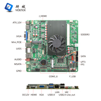 Placa Base Mini ITX Intel I5 3210M DDR3 con Salida VGA/LVDS/HD, 8GB de RAM, Linux/Win10, Placa Base Industrial Integrada