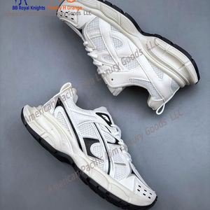 Zapatillas Deportivas Unisex Blancas y Azules con Malla y Suela Gruesa para Streetwear y Running - Product Image 4