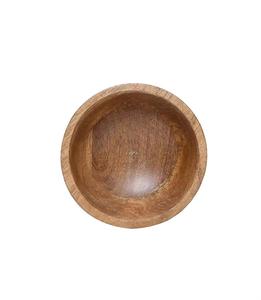 Saladier en bois personnalisé de vente chaude bol de service rond imprimé émaillé en bois multicolore pour servir à la maison de mariage - Product Image 1