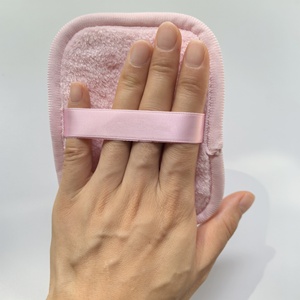 Logo personnalisé <span class=keywords><strong>Lingettes</strong></span> démaquillantes réutilisables et <span class=keywords><strong>lavables</strong></span> de haute qualité pour le visage avec logo de haute qualité - Product Image 3