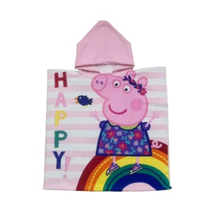 Offre spéciale à durée limitée Poncho de bain pour enfants transfrontalier à séchage rapide <span class=keywords><strong>Serviette</strong></span> à capuche imprimée de dessins animés pour la <span class=keywords><strong>plage</strong></span> des bébés - Product Image 2