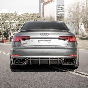 Diffusore Posteriore in Fibra di Carbonio Stile SD per <span class=keywords><strong>Audi</strong></span> S4 <span class=keywords><strong>A4</strong></span> B9 <span class=keywords><strong>2019</strong></span>+ Spoiler Inferiore Paraurti Posteriore Accessori Auto - Product Image 4