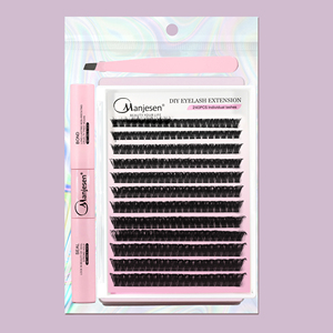 <span class=keywords><strong>Cils</strong></span> en grappe DIY Neon Coral Surge 117D D Curl 14-19mm, couleurs vives et lumineuses, fluorescentes, tropicales, audacieuses, pour les vacances et les soirées - Product Image 2