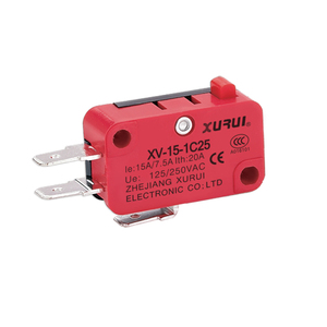 Microinterruptor de Fábrica Tipo Plunger XURUI 15A 16A 25A 125 VCA 250 VCA XV-15-1C25 - Product Image 3