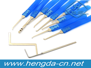 Yh9296 màu xanh thực hành padlocks + 9 Piece mở khóa Khóa <span class=keywords><strong>Pick</strong></span> Set Key extractor công cụ - Product Image 3