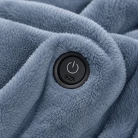 Couverture chauffante en polaire douce 80x150cm, alimentée par USB, lavable en machine, pour la maison/le bureau, OEM/ODM