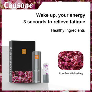 El stick nasal con aceite esencial de menta alivia el estrés y previene la somnolencia - aroma refrescante para una respiración fácil. - Product Image 4