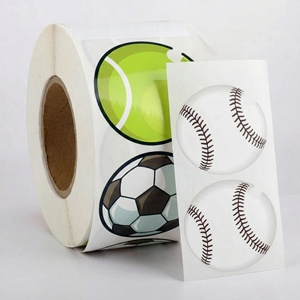 Pegatinas de doble cara impermeables personalizadas para varias bolas que se utilizan para decorar coches, ordenadores y teléfonos móviles - Product Image 4