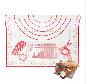 Tapis de cuisson en silicone antiadhésif, épaisseur 4 mm, sans BPA, qualité supérieure, facile <span class=keywords><strong>à</strong></span> nettoyer, antidérapant, compatible micro-ondes, 40x60 cm, 1 an - Product Image 6