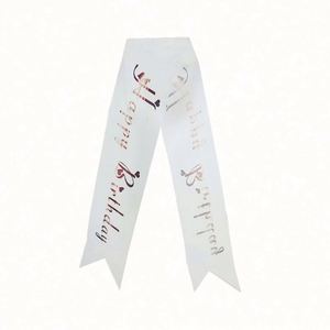 Cinta de Satén Personalizada con Logotipo, Ecológica, para Despedida de Soltera, Cumpleaños, Boda y Fiesta - Product Image 3