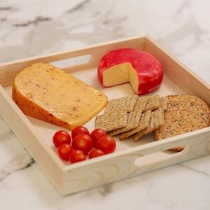 ถาดไม้สำหรับจัดเก็บของที่ยังไม่ผ่านกระบวนการถาดเก็บของทรงสี่เหลี่ยมขนาดเล็กขนาดกลาง - Product Image 5