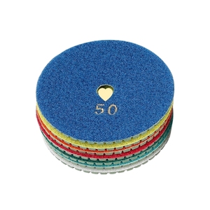 Discos de Pulido de Gancho y Bucle de Buena Calidad, Almohadillas de Pulido de 3 Pasos, Almohadillas de Pulido Húmedo para Cerámica - Product Image 4