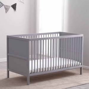 Cuna Convertible 5 en 1 de Madera Maciza, se Convierte en Cama para Niños Pequeños y Sofá Cama, Diseño Moderno para Bebés y Niños, Uso en Escuela y Sala de Estar - Product Image 4