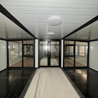 2025 Offre Spéciale 30ft Maison Conteneur Contemporaine avec 2 Chambres Salon Cuisine Bureau Villa Appartement Entièrement Meublé