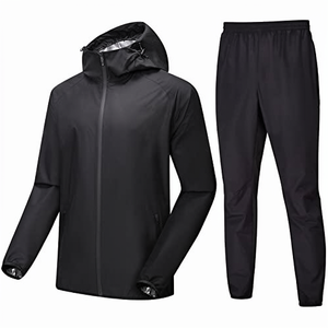Traje de Sauna Profesional Personalizado Ligero de Manga Larga con Capucha para Desintoxicación, Quema Grasa Eficiente para Ejercicio y Fitness Unisex - Product Image 1