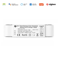 Projecteur intelligent sans fil Tuya Smart Life Zigbee avec variateur d'intensité, réglage de la température de couleur de 2700K à 3600K