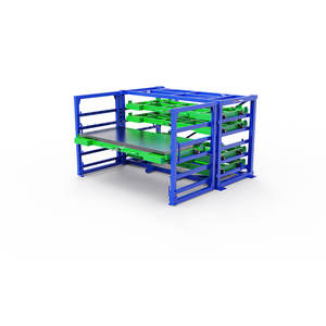 Sistema de estantería de almacenamiento de chapa tipo cajón para ahorrar espacio, estantes y estantes de almacenamiento de Metal para palés resistentes - Product Image 3