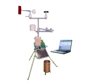 Station météo automatique numérique de haute précision, pour énergie solaire, communication GSM