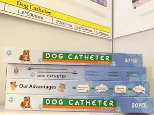 3.3 *500 मिमी कुत्ते के मूत्र कैथेटर पशु चिकित्सा चिकित्सा आपूर्तिकर्ता पालतू मूत्र कैथेटर