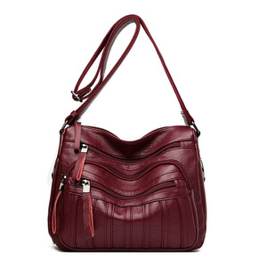 Sacs à main de luxe en cuir PU pour femmes, sacs à bandoulière et sacs à main pour dames, vente en gros - Product Image 1