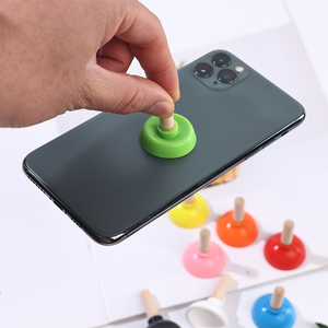 Support de téléphone en silicone à ventouse amusant, très vendu, pour toilettes, avec support adhésif arrière - Product Image 2