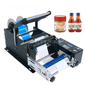 Máquina Aplicadora de Etiquetas Semiautomática de Escritorio Pequeña para Botellas Redondas, Latas de Vino y Bebidas Espirituosas - Product Image 2