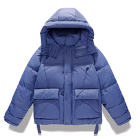 Kaleo Service OEM Vente en gros Hiver personnalisé Veste en duvet décontractée réversible grande taille avec fermeture éclair pour hommes