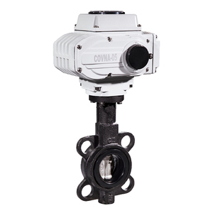 Válvula de Mariposa Motorizada COVNA HK60-D-M Tipo Wafer, Modulante, 4-20mA, Cuerpo de Hierro Fundido, Disco de Acero Inoxidable 304, Actuador Eléctrico - Product Image 2