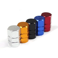 Bouchon de valve en alliage d'aluminium général Bouchon de pneu en métal Fournitures pour automobile, moto, vélo Accessoires d'extérieur Accessoires de voiture