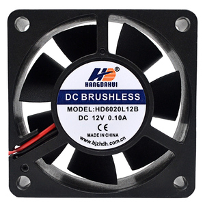Ventilateur axial DC <span class=keywords><strong>silencieux</strong></span> 60 mm 12 V 24 V étanche à faible bruit 5 V 12 V 24 V pour la ventilation - Fournisseur Fabricant - Product Image 2