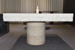 Pietra di SH pietra naturale sala da pranzo <span class=keywords><strong>mobili</strong></span> semplice bianco pietra calcarea tavolo da pranzo quadrato bianco pietra calcarea tavolo da pranzo - Product Image 2