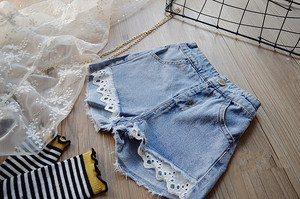 Ensembles de vêtements d'été pour enfants 2021, broderie florale, dentelle, t-shirt sans manches, jean, ensemble 2 pièces, vêtements coréens pour bébés filles - Product Image 6