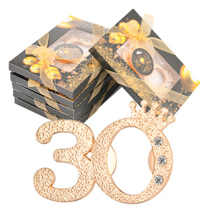<span class=keywords><strong>30</strong></span> apribottiglie per 30th Birthday Party Favors 30th Anniversary Party Return Gifts/Gold and Black Theme Party Decoration - Product Image 1