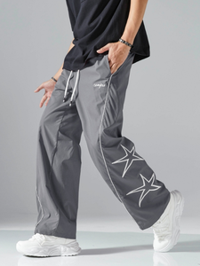 Pantaloni Cargo da Lavoro per Uomo, Pantaloni Elasticizzati, Pantaloni Sportivi Traspiranti in Rete per Esterni, Modello Dritto Primaverile - Product Image 4