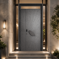 Portail de jardin moderne en aluminium gravé CNC, panneau métallique personnalisé gravé, entrée piétonne pour villa, cour et projets résidentiels