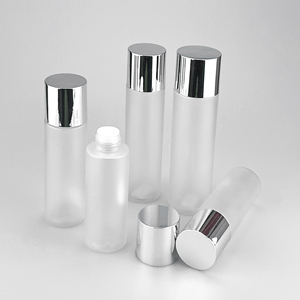 Frascos de Tônico Cosmético para Cuidados Faciais em Plástico PET 100ml 120ml 150ml 180ml 200ml com Tampa Rosqueável Dourada ou Prateada – Atacado - Product Image 2