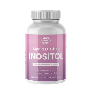 Compléments alimentaires végétaliens à vente chaude OEM ODM Myo-inositol D-chiro-inositol en capsules pour femmes - Product Image 1