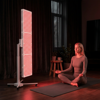Support de panneau pour thérapie par lumière rouge YUCHI XL - Support de panneau pour panneau à angle réglable, compatible avec 99 % des panneaux, horizontal, vertical, verrous de roue, réglable