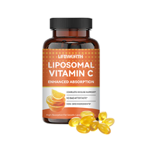 LIFEWORTH Liposomal Vitamines C Acide ascorbique Système immunitaire sain Liposomes Poudre de vitamine C