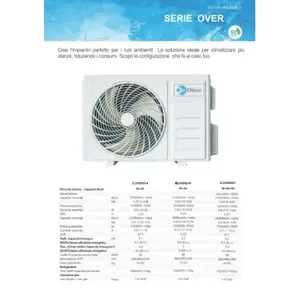 Aire Acondicionado Split Dual Diloc 10001-12000 Btu Inverter R32 A+++ Wi-Fi Ahorro de Energía Refrigeración y Calefacción Eléctrica - Product Image 4