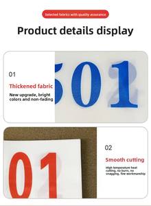 Maraton koşu yarışları yarışması için su geçirmez ve dayanıklı atlet Bib numaraları yazdırılabilir Tyvek kağıt - Product Image 4