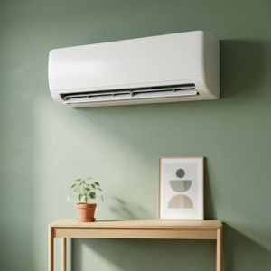 Climatiseur mural split OEM d'usine à technologie Inverter 1HP 1.5HP 2HP 2.5HP, classe d'efficacité énergétique, télécommande, garantie 1 an - Product Image 1