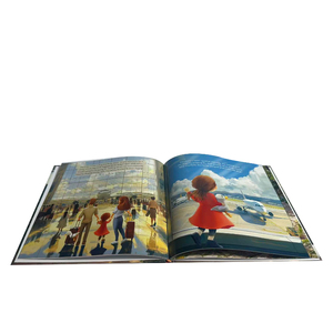 Libro di fiabe di piccole anatre per bambini-libro stampato su misura con copertina rigida con cartone e carta Offset - Product Image 3