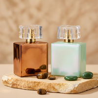Flacon de parfum en verre de 100 ml, design élégant et moderne, personnalisable, rectangulaire, haut de gamme, Anding