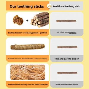 Cuerda de Cáñamo Natural de Alta Calidad con Matatabi y Hierba Gatera, Juguete Masticable Duradero para Gatos, para Limpieza Dental e Interacción - Product Image 4